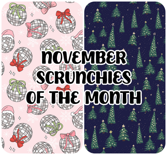 Scrunchies of the Month