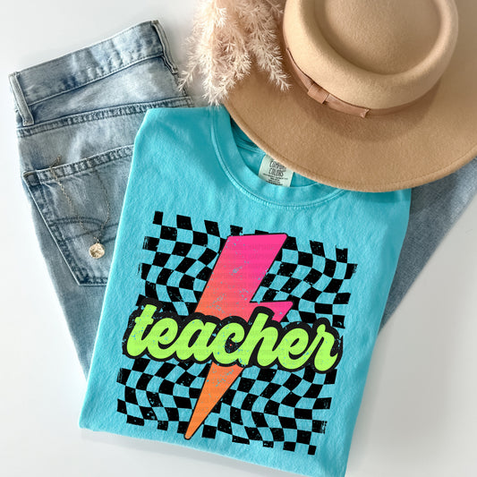 Neon Teacher Tshirt