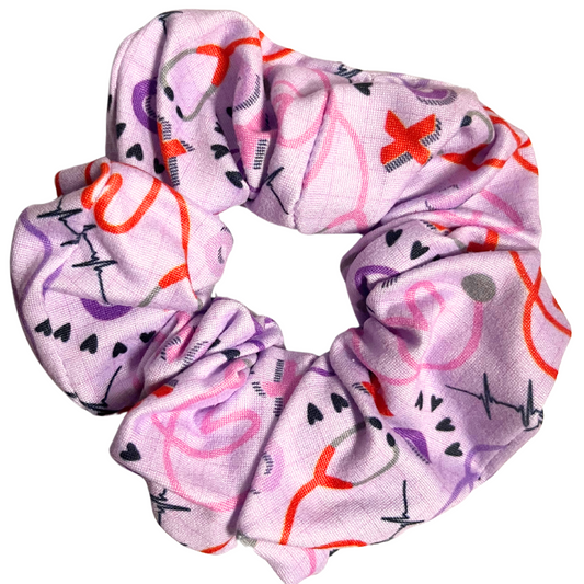 Flamingo Stethoscope Scrunchie