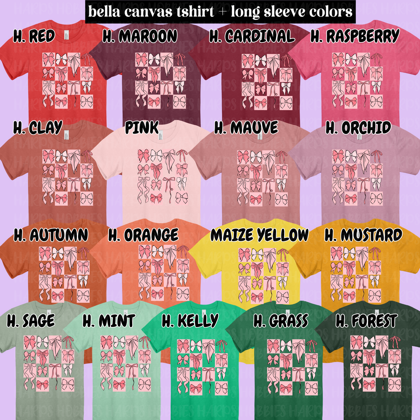 Bows Collage (tshirt/hoodie/sweatshirt/longsleeve)