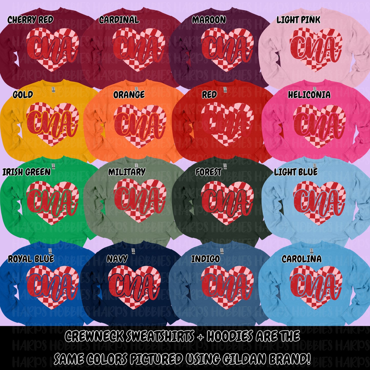 CNA Checkered Heart (tshirt/hoodie/sweatshirt/longsleeve)