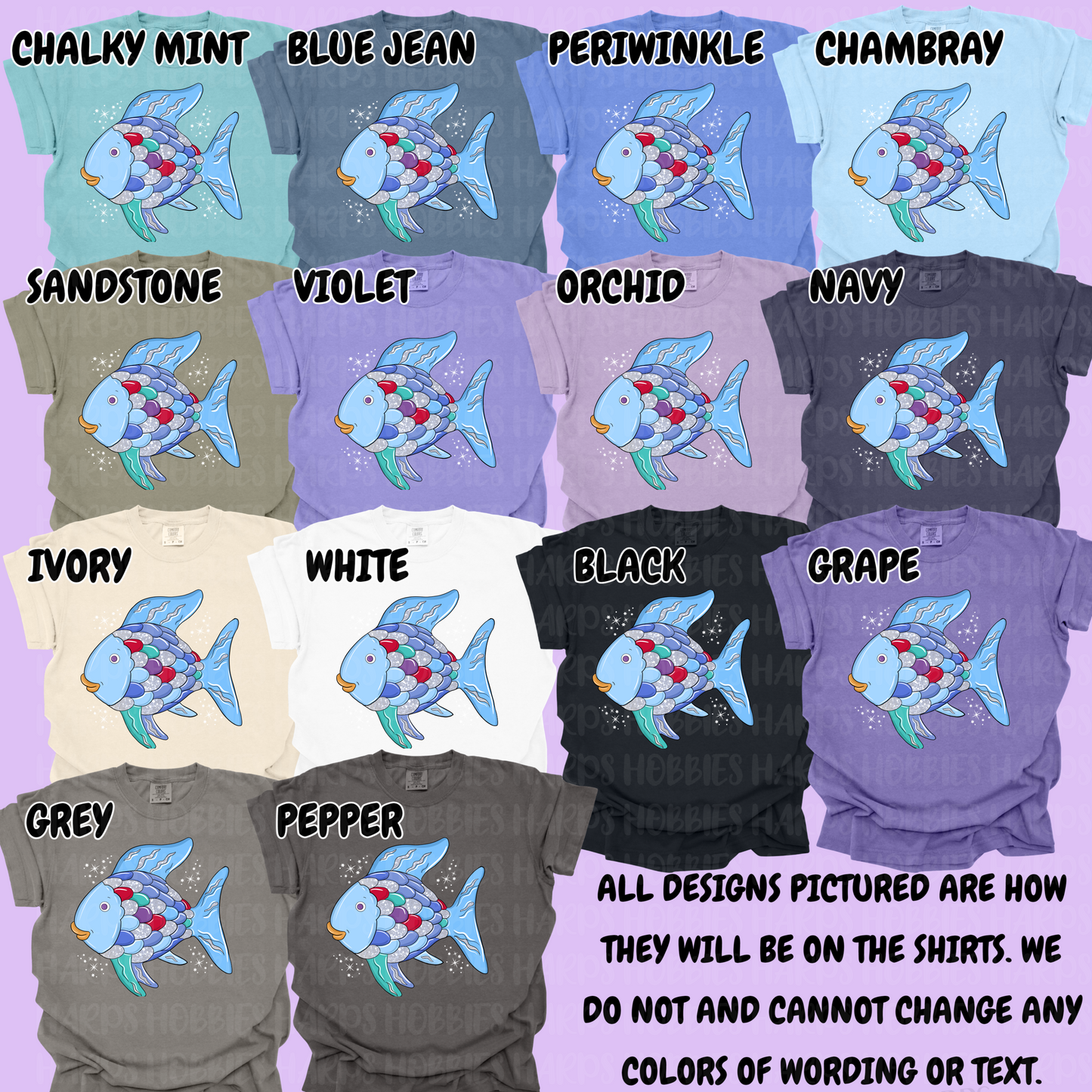 Rainbow Fish (tshirt/hoodie/sweatshirt/longsleeve)