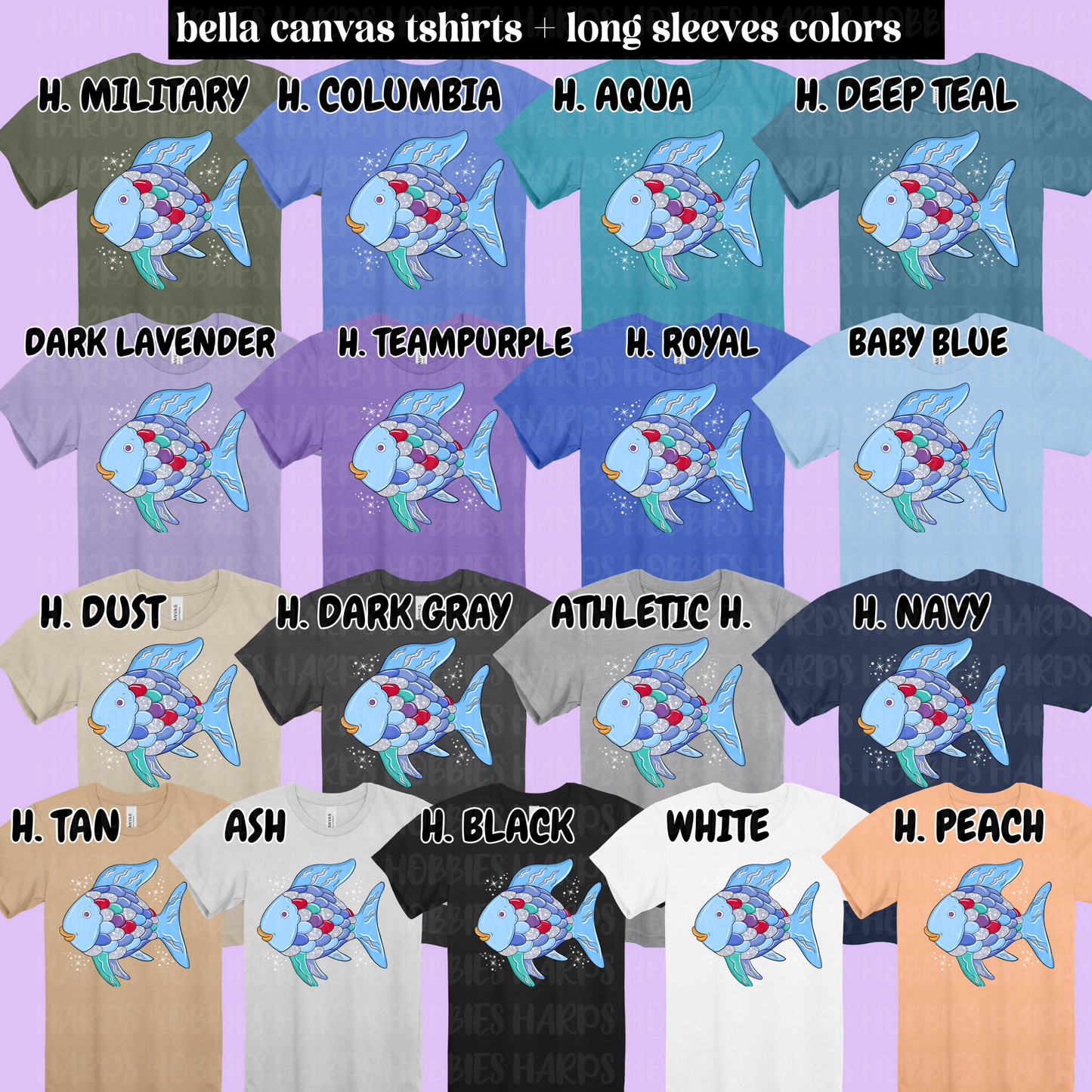 Rainbow Fish (tshirt/hoodie/sweatshirt/longsleeve)