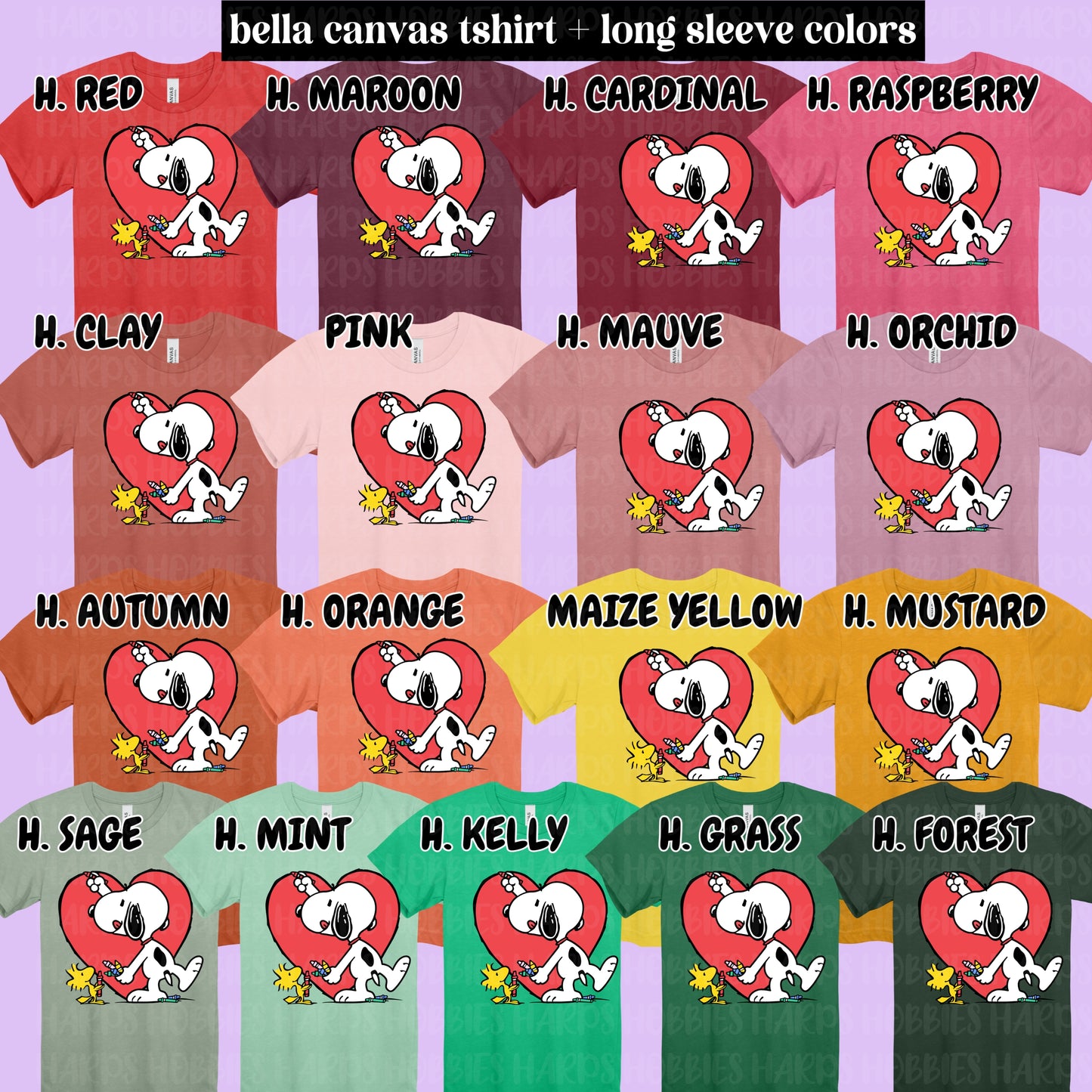 Snoopy Love (tshirt/hoodie/sweatshirt/longsleeve)