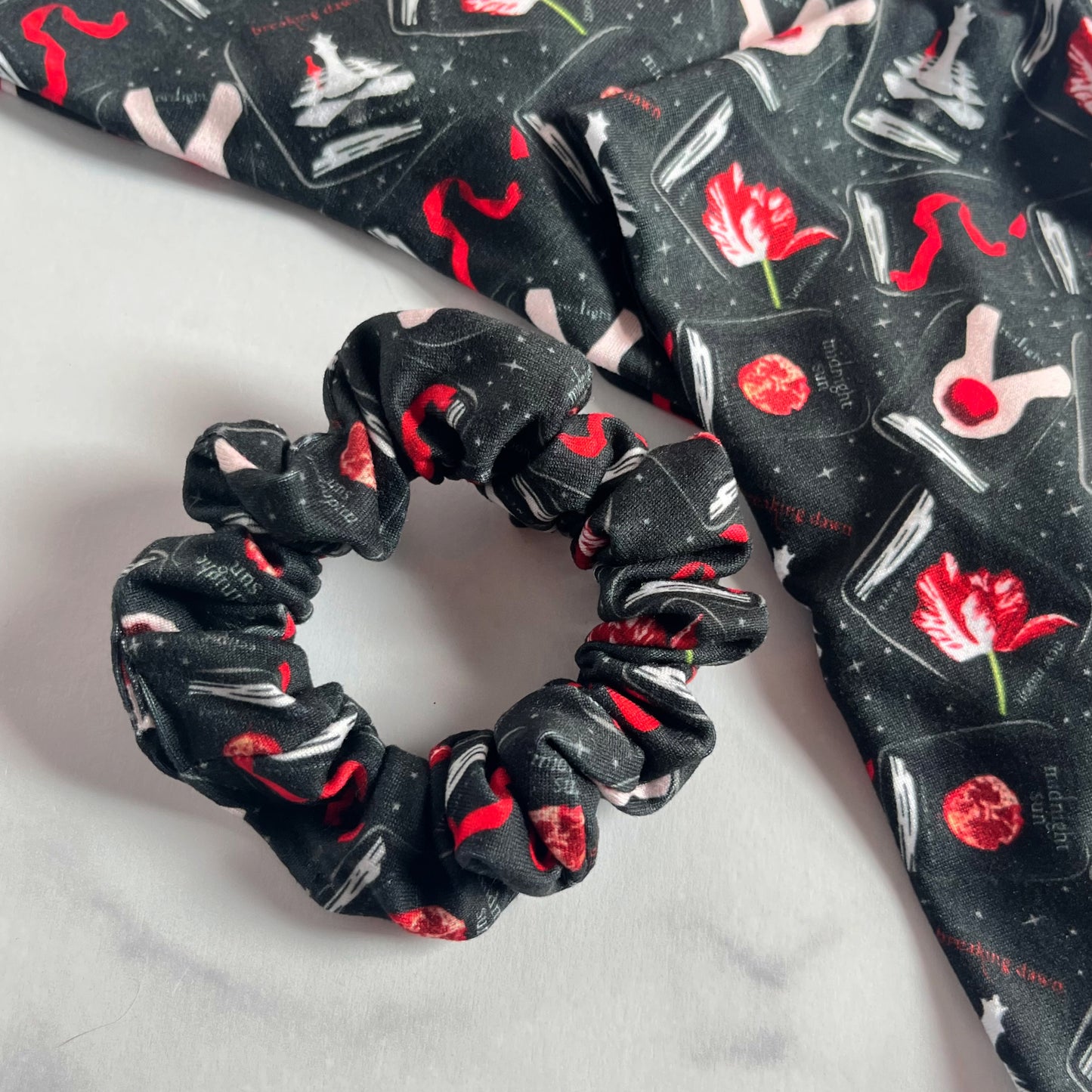 Twilight Books Skinny Scrunchie