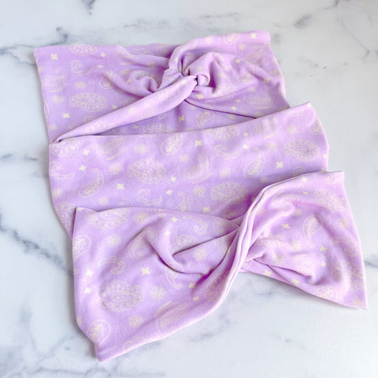 Lavender Paisley Headband