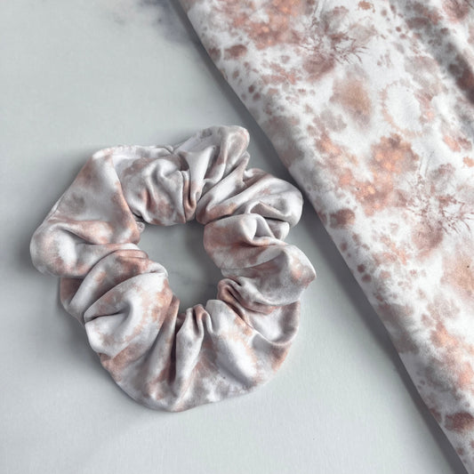 Neutral Tie Dye Scrunchie