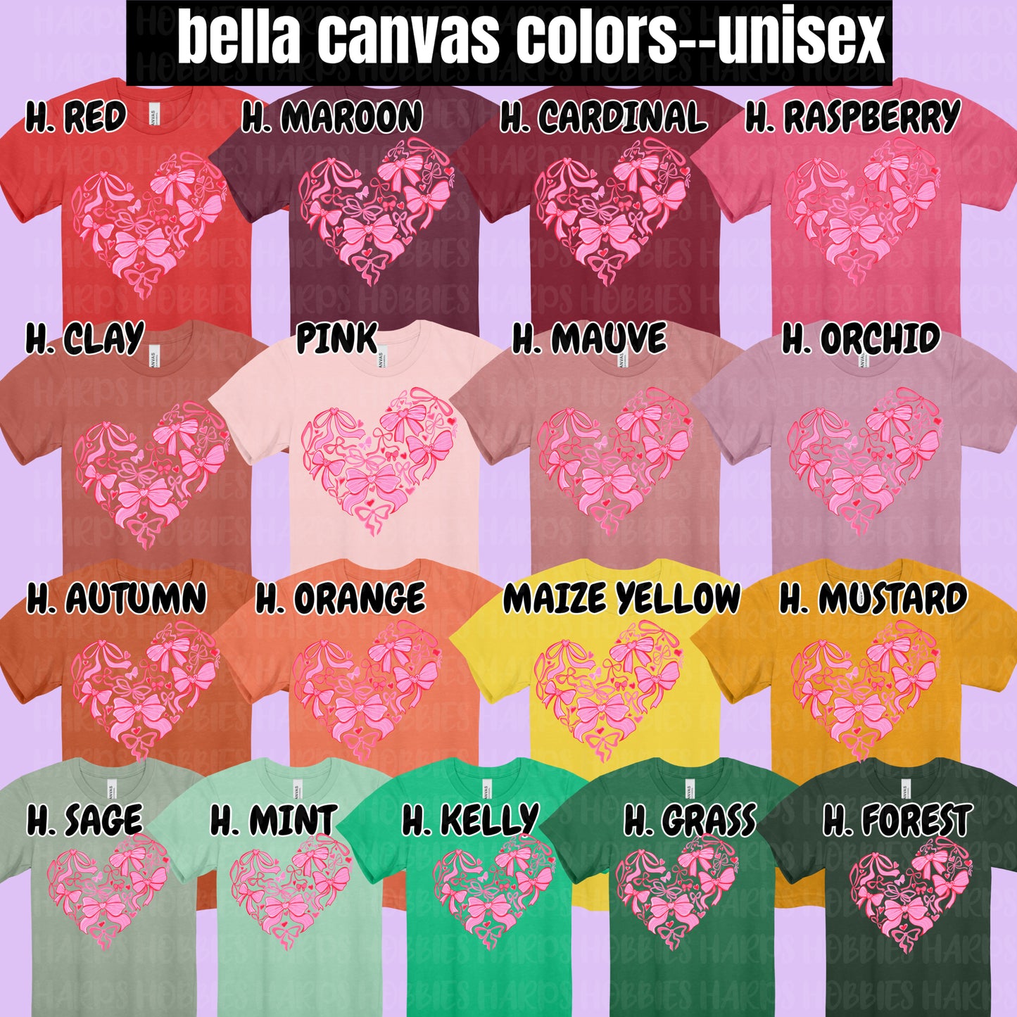 Heart Bows  (tshirt/hoodie/sweatshirt/longsleeve)