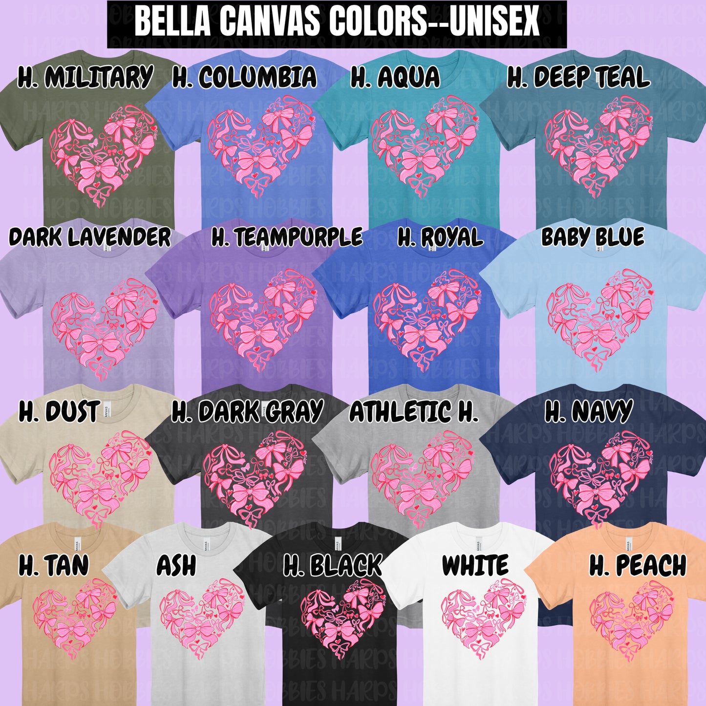 Heart Bows  (tshirt/hoodie/sweatshirt/longsleeve)