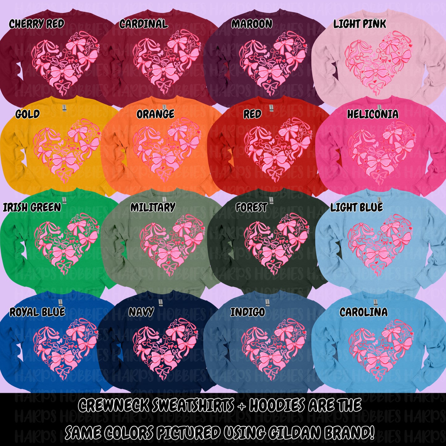 Heart Bows  (tshirt/hoodie/sweatshirt/longsleeve)