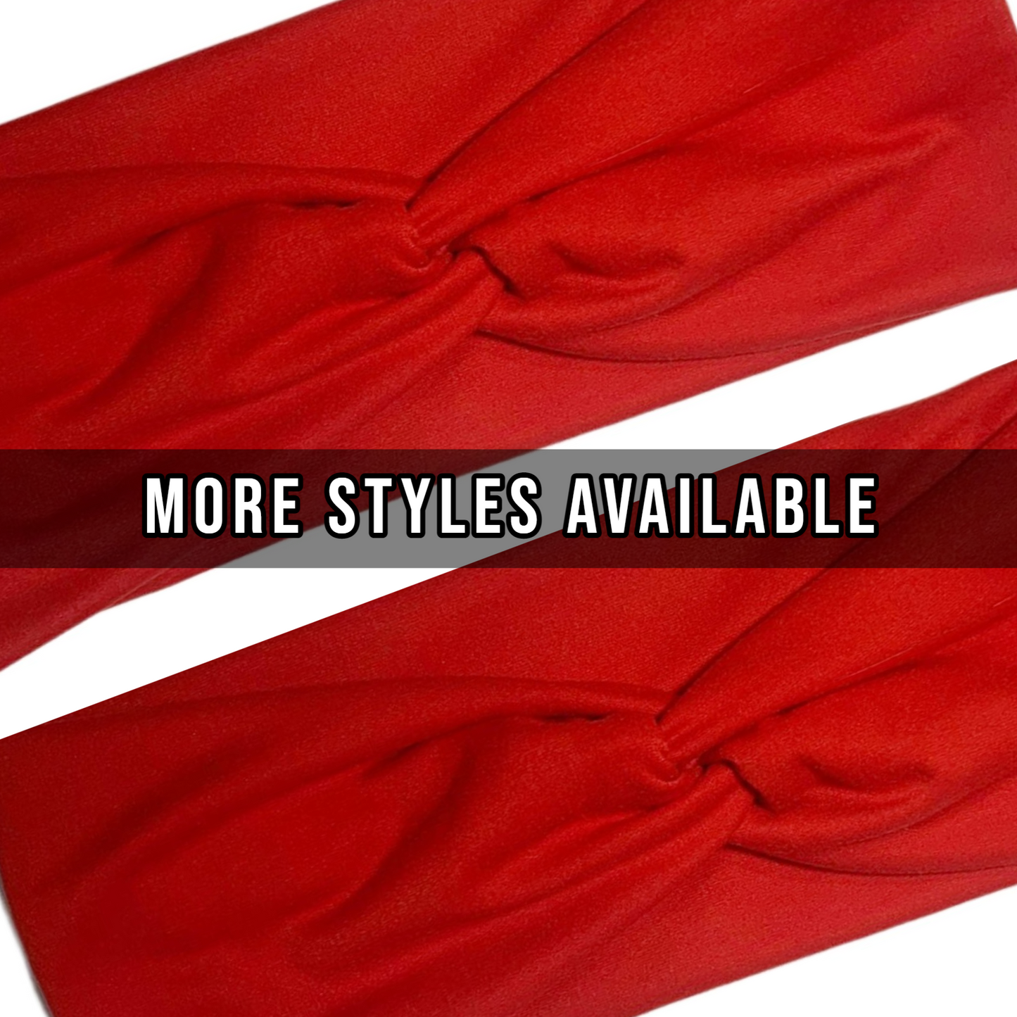 Red Solid Headband